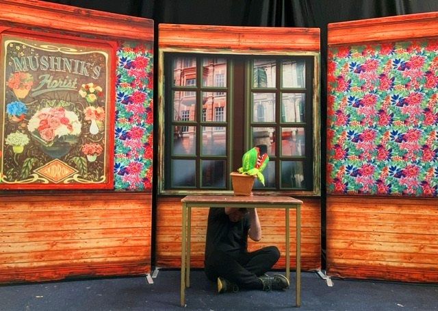 Little Shop Of Horrors - A1 STAGE - 4x Plants - Pod 1 on Table with Opera