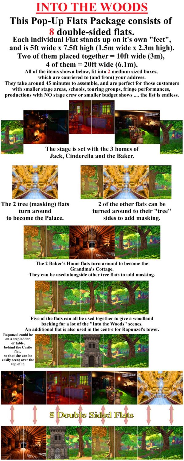 Into the Woods - A1 STAGE - POP-UP FLATS 2.3m high - PHOTOS - 00 - All Doub