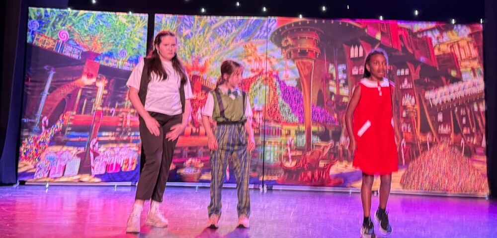 Charlie and the Chocolate Factory - A1 STAGE - POP-UP FLATS 2.3m high - PHO