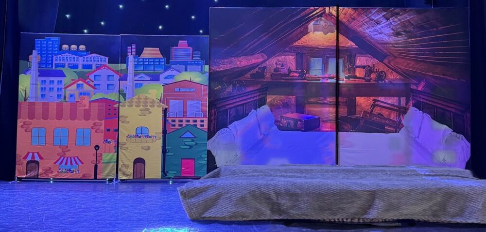 Charlie and the Chocolate Factory - A1 STAGE - POP-UP FLATS 2.3m high - PHO