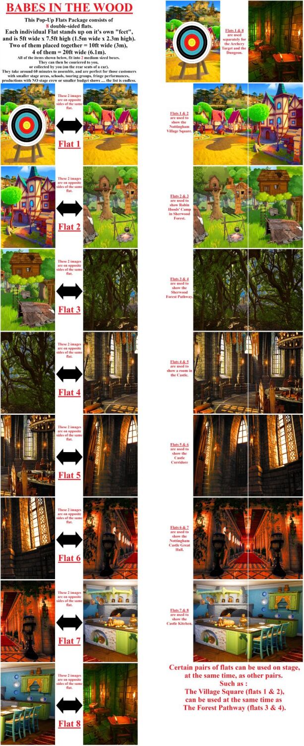 Babes in the Wood - A1 STAGE - POP-UP FLATS 2.3m high - FLATS - 00 - All Do