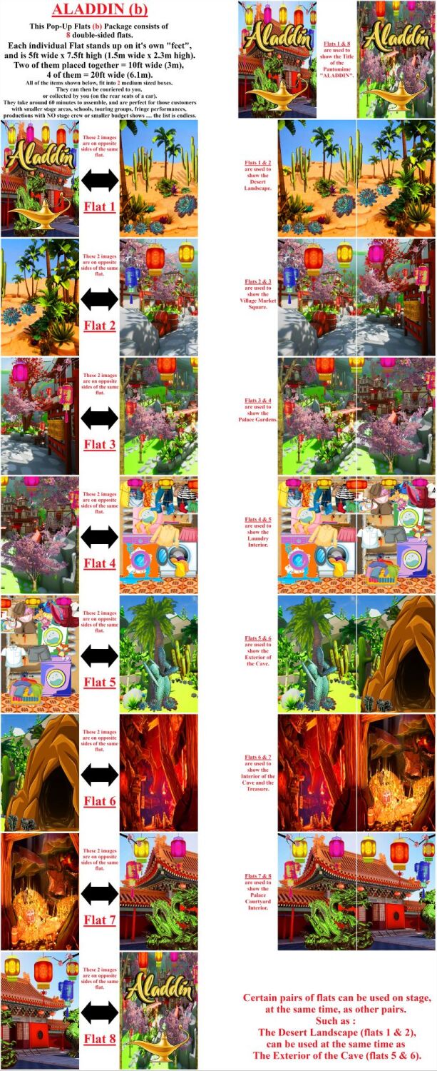 Aladdin (b) - A1 STAGE - POP-UP FLATS 2.3m high - PHOTOS - 00 - All Double