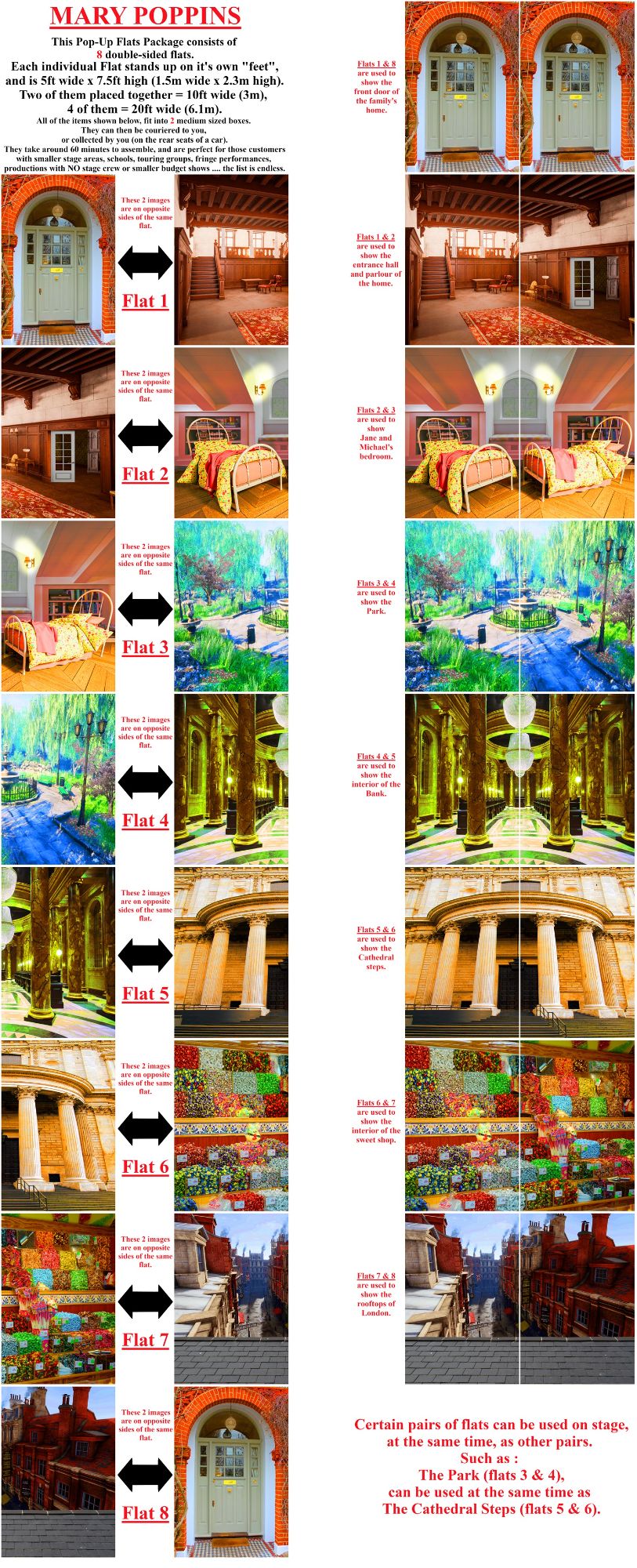 Mary Poppins - A1 STAGE - POP-UP FLATS 2.3m high - FLATS - 00 - All Double