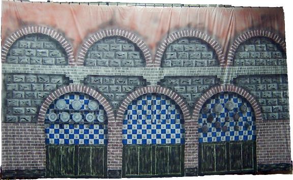 A1 STAGE BACKDROPS - BB016 - Kitchen Interior (30w X 18h)