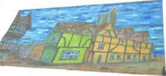 A1 STAGE BACKDROPS - BD016 -Tudor Town (30w X 14h).JPG