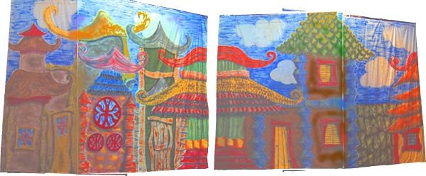 A1 STAGE BACKDROPS - BD023 -Chinese Street TABS (2@24w X 18h).JPG