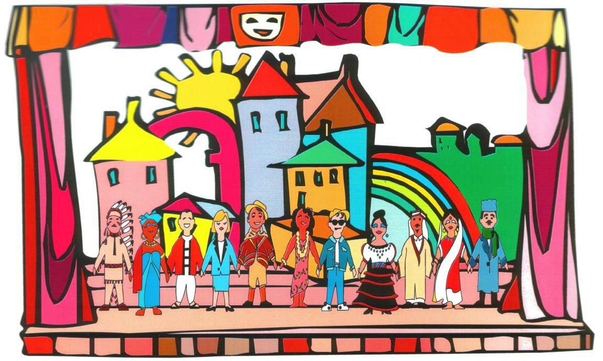 A1 STAGE BACKDROPS - BD040 -Panto Stage (30w X 18h).jpg