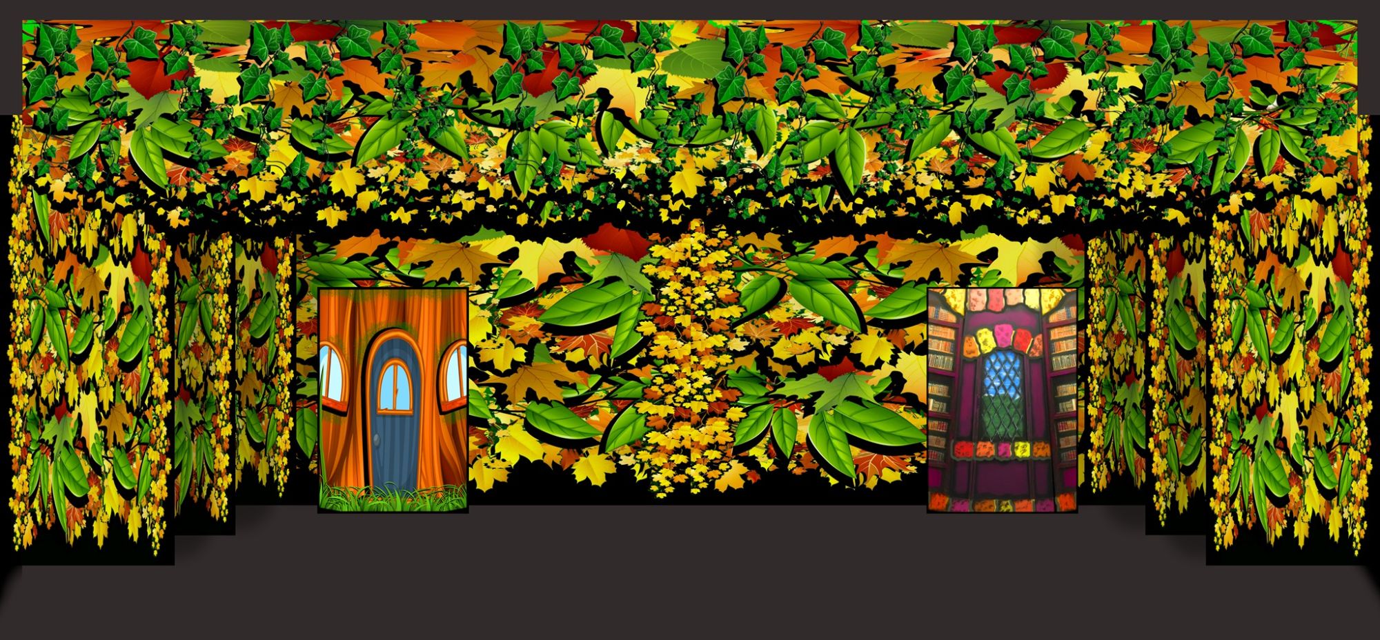 Spamalot - A1 STAGE - with BACKDROPS 3 - PHOTOS - 01