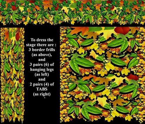 Beauty and the Beast (a) - A1 STAGE - BACKDROPS - 00