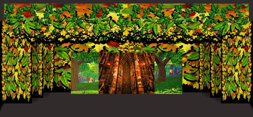 Beauty and the Beast (a) - A1 STAGE - POP-UP FLATS - 05 Castle Doors