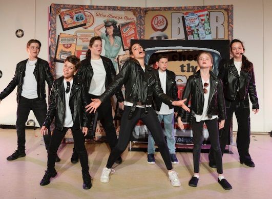 Grease (b)- A1 STAGE - POP-UP FLATS 2.3m high - PHOTOS - 15