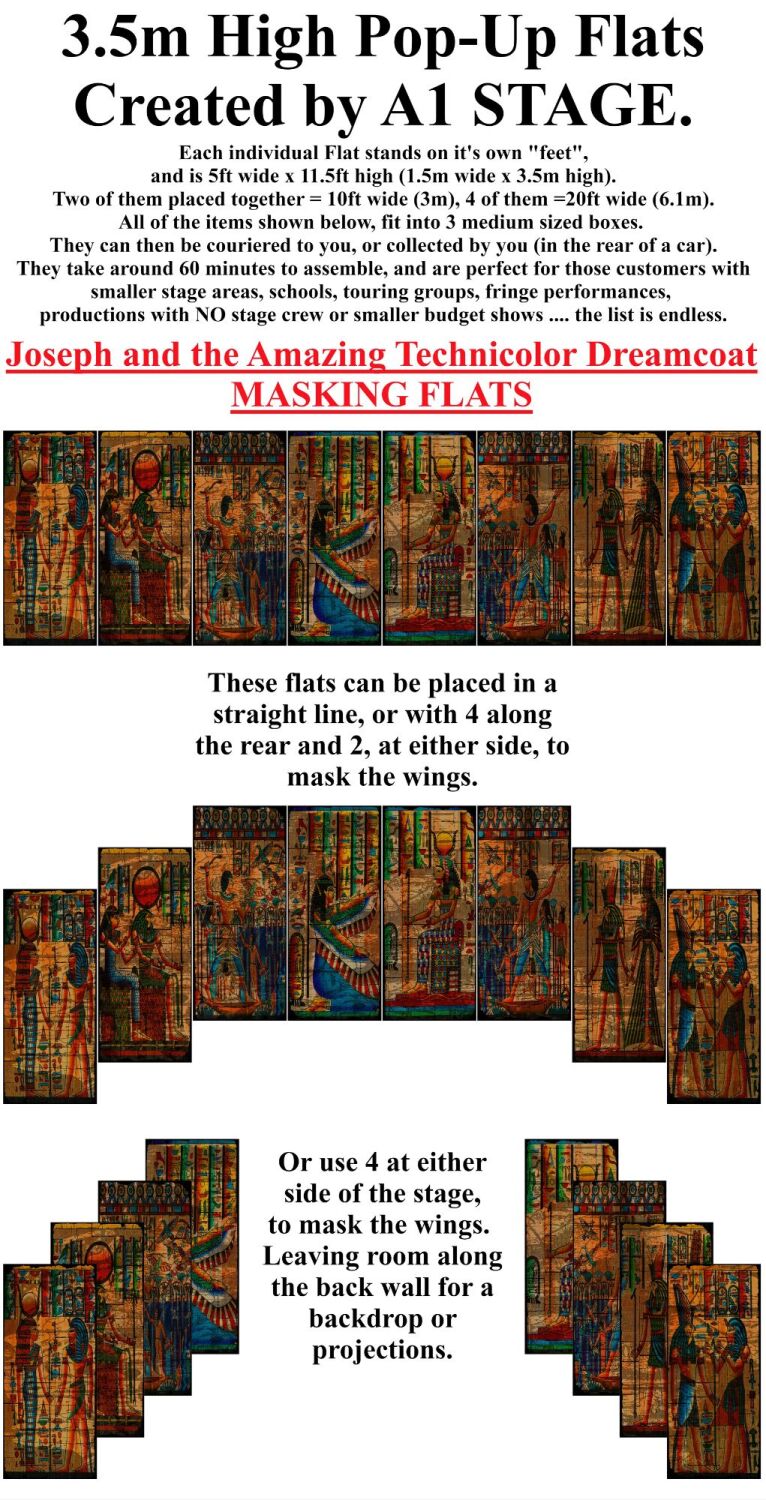 Joseph and the Amazing Technicolor Dreamcoat - A1 STAGE - POP-UP FLATS 3.5
