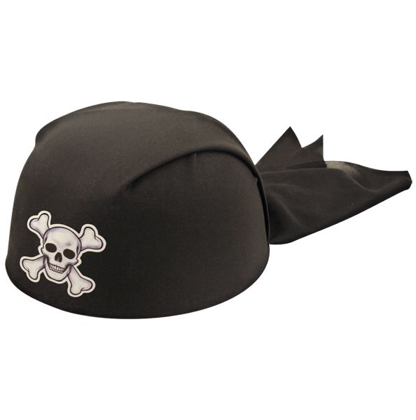 Children's Black Pirate Bandana