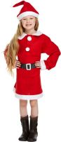 Santa Girl Child Costume