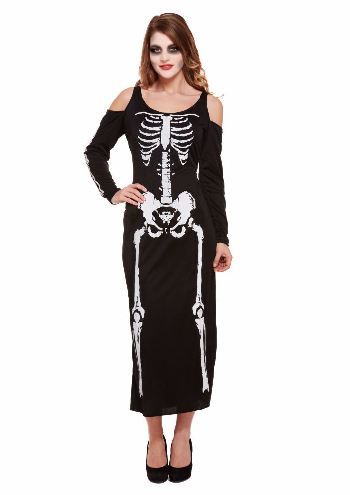 Skeleton Long Adult Costume