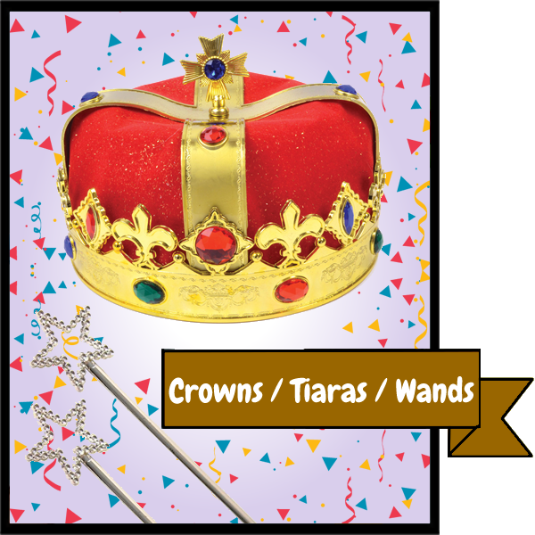 Crowns, Tiaras and Wands