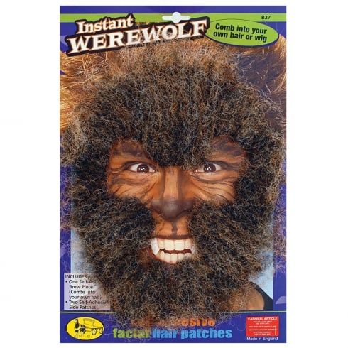 Instant Werewolf - Self Adhesive Facial Hair Patches