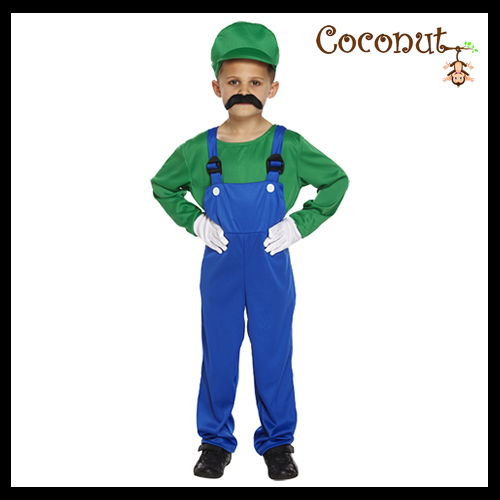 Super Workman Green Child Costume