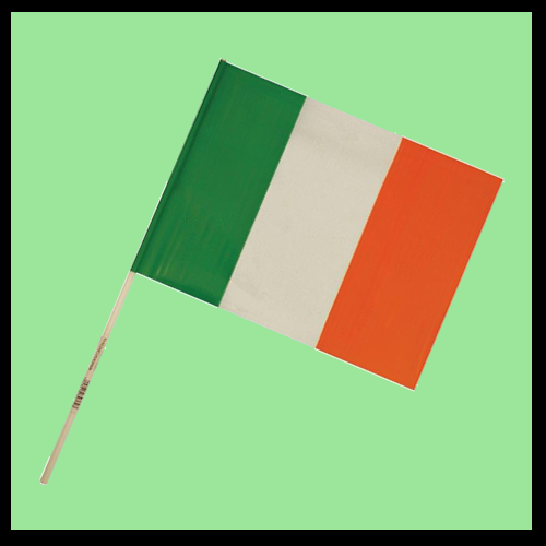 Ireland Hand Flag