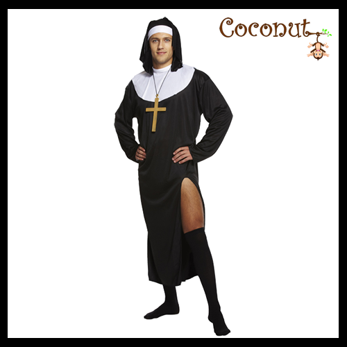 Male Nun Adult Costume