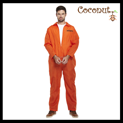 Prisoner Overalls Adult Costume