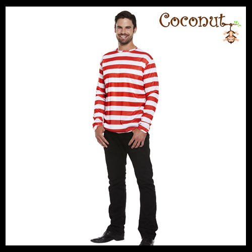 Red & White Striped Jumper
