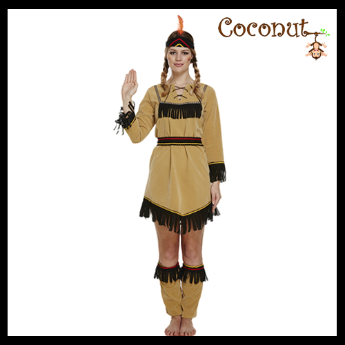 Deluxe Native American Adult Costume