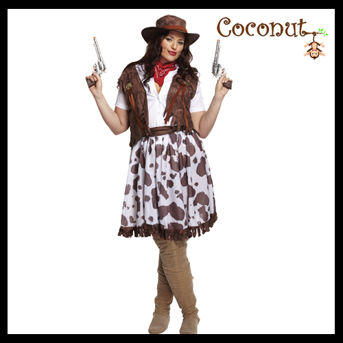 Cowgirl Plus Size Adult Costume