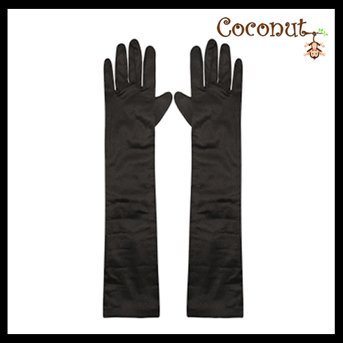Long Black Gloves