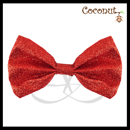 Red Glitter Bow Tie