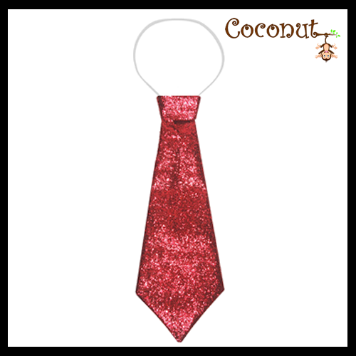 Red Glitter Tie