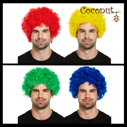 Clown Afro Assorted