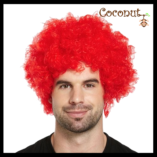 Red Clown Wig