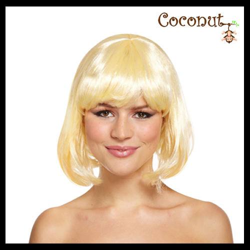 Blonde Mid-Length Wig