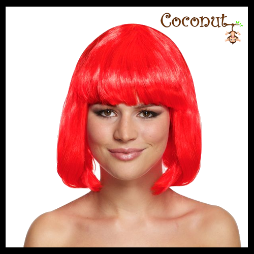 Red Mid-Length Wig