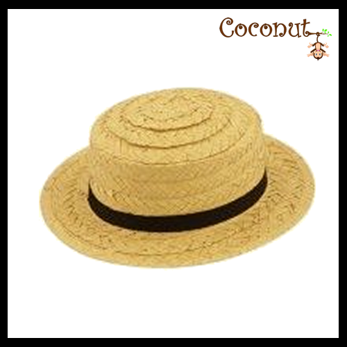 Straw Boater Hat