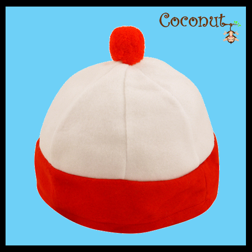 Red And White Bobble Hat