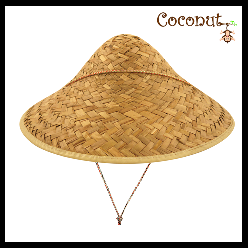 Straw Coolie Hat