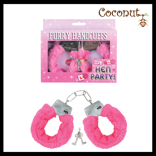 Fur Handcuffs Pink