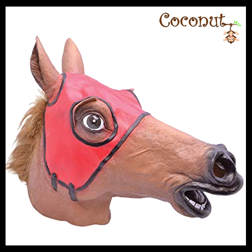 Race Horse Latex Mask