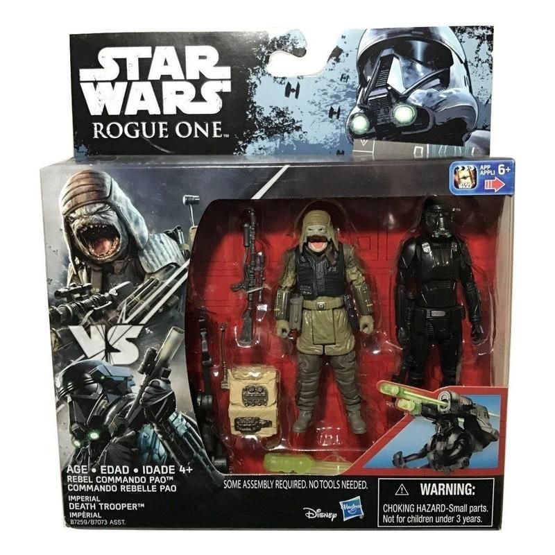 Rebel Commando Pao and Imperial Death Trooper - Rogue One
