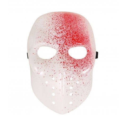 Blooded White Facemask