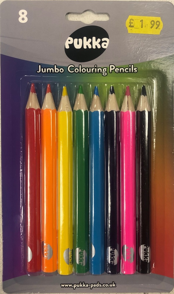 Pukka Jumbo Coloured Pencils