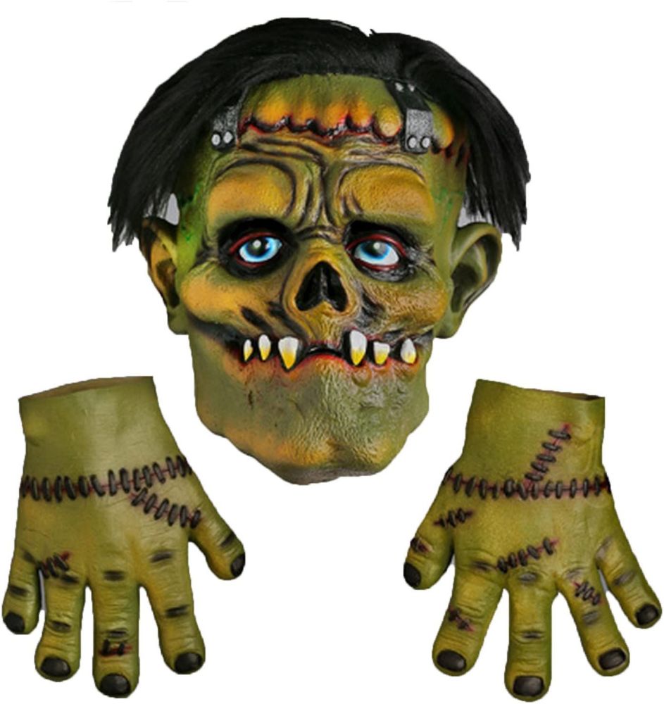 Frankenstein Mask & Gloves 