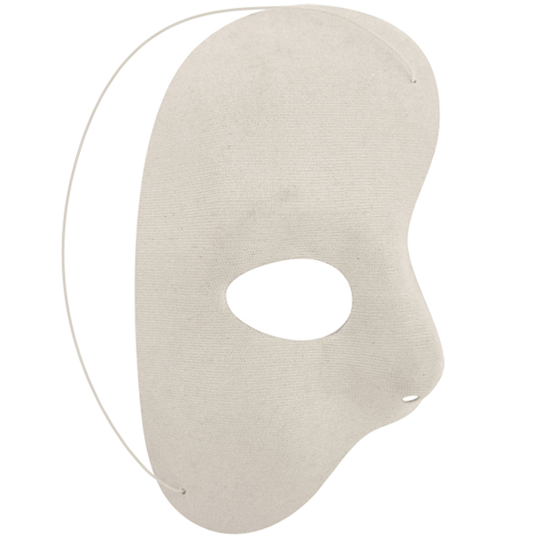 White Half face Mask