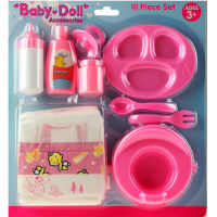 Baby Doll 10 Piece Accessory Set