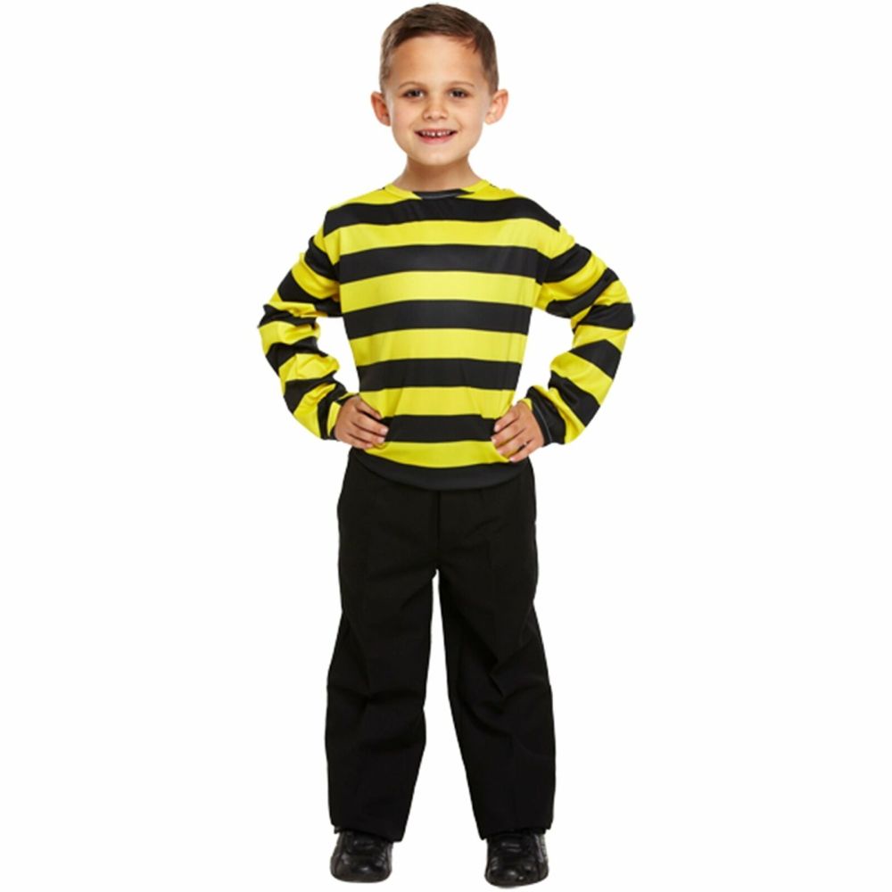 Black And Yellow Striped Jumper