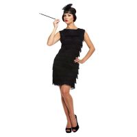 Black Flapper Lady Adult Costume