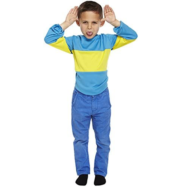 Blue And Yellow Striped Jumper Child Costume