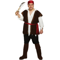Caribbean Pirate Extra Large Adult Costume
